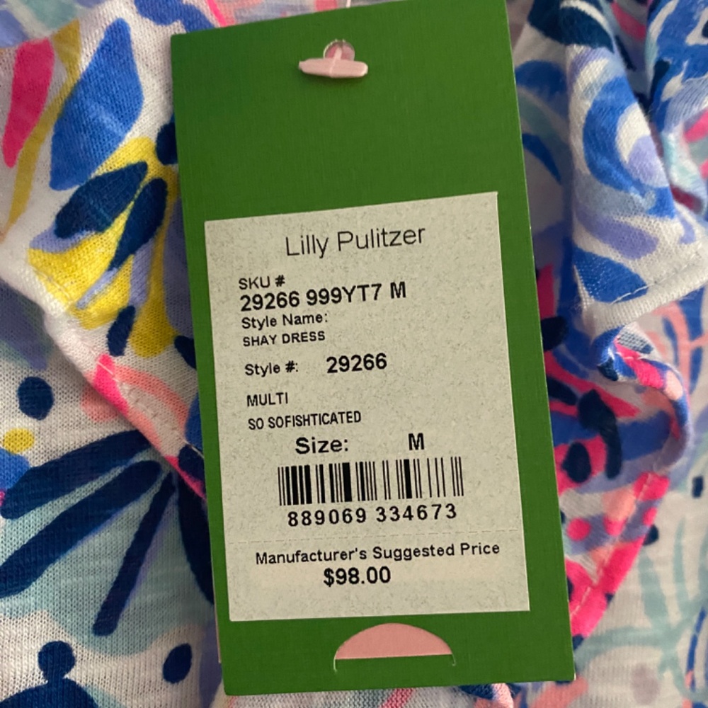 NWT Lilly Pulitzer Shay Dress in So Sofishticated Size M - Picture 2 of 4